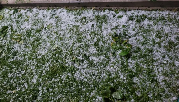 Tormentas y granizo azotaron el norte y este sanjuanino bajo alerta amarilla