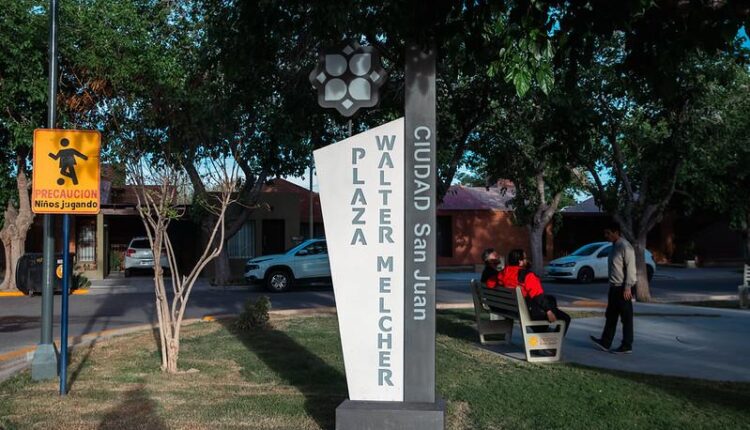 La Plaza Walter Melcher se transforma con reciclaje y obras para los vecinos