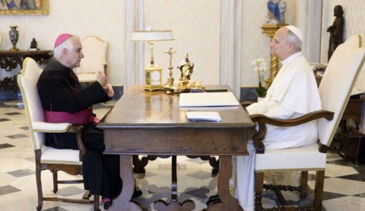 Encuentro en el Vaticano: el Papa León XIV recibió a monseñor Jorge Eduardo Lozano y confirmó su visita a la Argentina