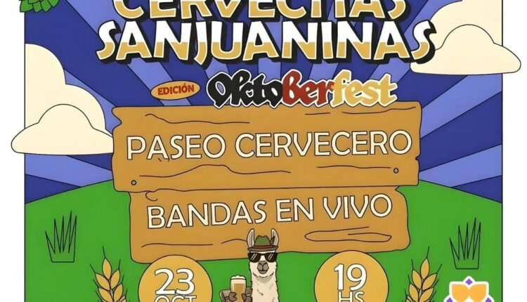 San Juan se prepara para el debut del ciclo “Cervecitas Sanjuaninas” con una gran fiesta de Oktoberfest en Capital