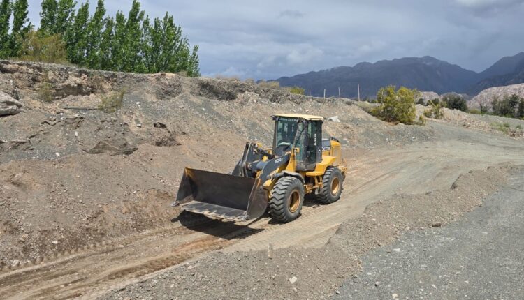Realizan obras de mitigación en Pocito y Santa Lucía