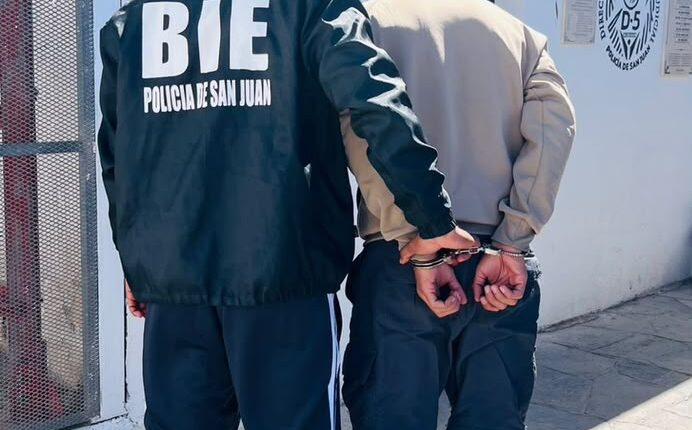 Caucete: detuvieron a un joven de 28 años que tenía pedido de captura por robo