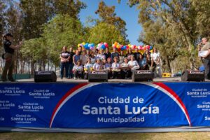 Santa Lucía celebró la tradicional Bicicleteada de los CDI junto a las familias
