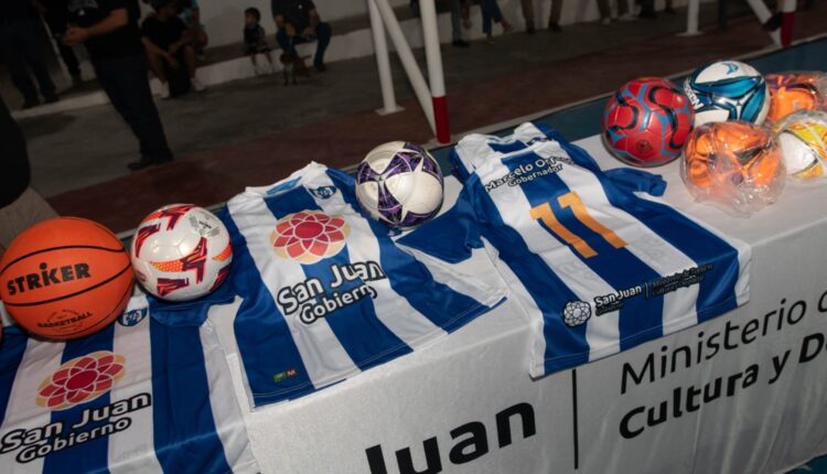 Santa Lucía sumó un nuevo espacio deportivo para niños y jóvenes en el Club Nacional
