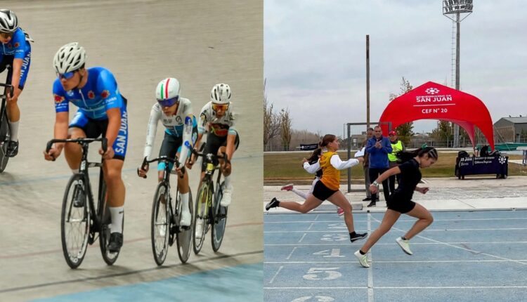 San Juan presentó a sus selecciones de atletismo y ciclismo para los Juegos Binacionales