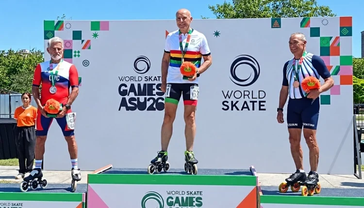 Orgullo sanjuanino: Oscar Contrera ganó la medalla de bronce en los World Skate Games 2026