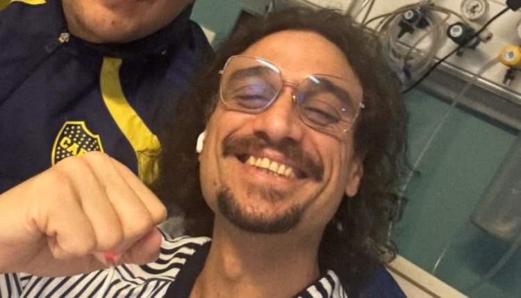 Daniel Osvaldo volvió a su casa tras casi un mes internado por una grave complicación pulmonar
