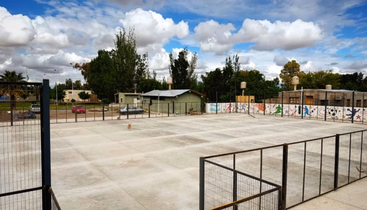 El polideportivo de Las Chacritas alcanza el 70% de avance en 9 de Julio