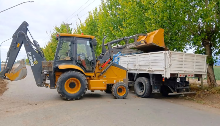Obras hidráulicas en 9 de Julio: avanzan los trabajos de canalización en Las Chacritas para prevenir inundaciones