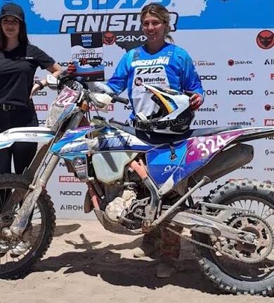 Enduro histórico en Portugal: Melina Bretillot lideró la gran actuación de los pilotos sanjuaninos en los Six Days