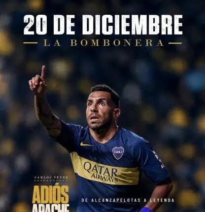 Carlos Tevez tendrá su esperada despedida en La Bombonera