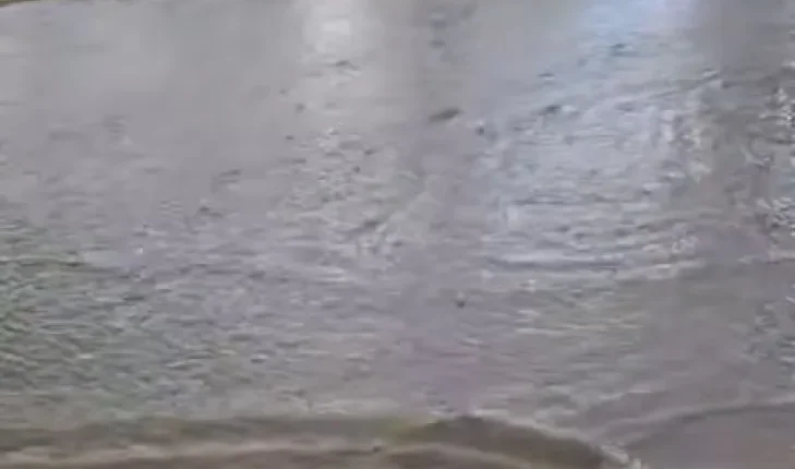 Violento temporal de lluvia y granizo causó anegamientos e impacto en el departamento Iglesia